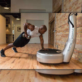 Power Plate Pro5 athletic training equipment with additional tools