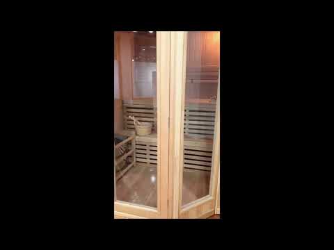 4 Person Indoor Traditional Sauna with 6kW Harvia Heater