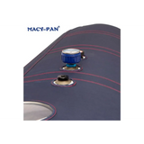 Close-up of Macy-Pan Hyperbaric Oxygen Therapy Chamber ST702 showing controls and pressure gauge.