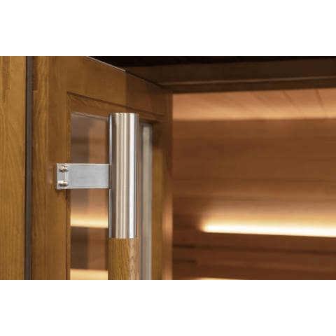 SaunaLife Model Outdoor Sauna G7S with Bluetooth | Garden Series - SL-MODELG7S-LLeftSaunaLifeSaunaRecovAthlete