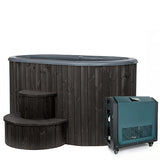 SaunaLife S2BC Cold Plunge Tub With Chiller | 2 Person