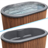 SaunaLife Model S2NC: 2-Person Cold Plunge Package With AP-1 Chiller and Heater