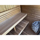 SaunaLife EE6G Sauna – 4-Person Outdoor Barrel Sauna | Ergo Elegance Series