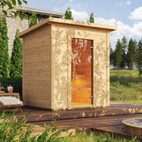 SaunaLife G2 Sauna – 4-Person Outdoor DIY Sauna Kit | Garden-Series