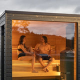 SaunaLife G6 Sauna – 5-Person Outdoor Pre-Assembled Sauna