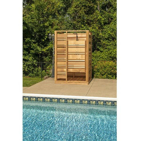 Dundalk Leisurecraft Cloudburst Outdoor Shower - Select Saunas