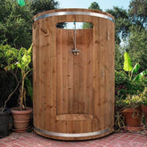 Dundalk Leisurecraft Rainbow Outdoor Shower Knotty/Clear Red Cedar - Select Saunas