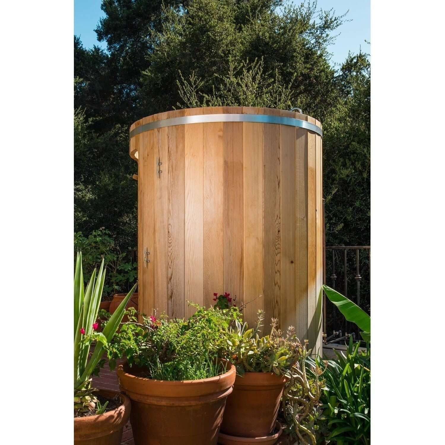 Dundalk Leisurecraft Rainbow Outdoor Shower Knotty/Clear Red Cedar - Select Saunas