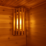 Sunray Saunas Sunray Denali 4-Person Contemporary Outdoor Sauna with Harvia Heater
