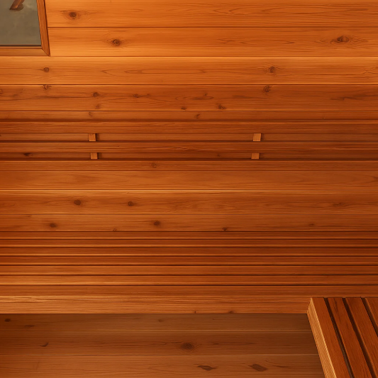 Sunray Saunas Sunray Denali 4-Person Contemporary Outdoor Sauna with Harvia Heater