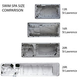 Canadian Spa Company St. Lawrence 16ft Swim Spa 15-Person 72-Jet KS-10028