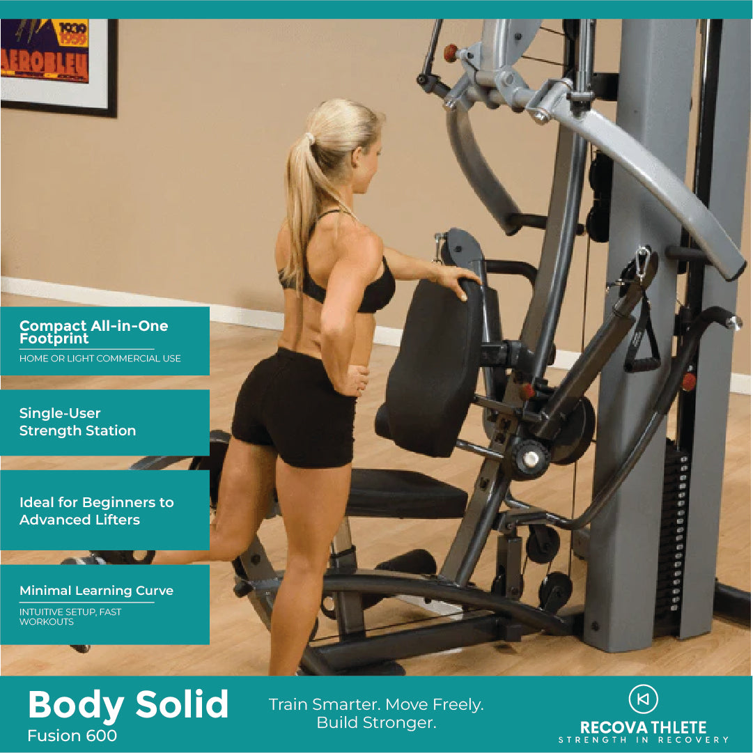 Body Solid Fusion 600 Personal Trainer F600, view 6, RecovAthlete
