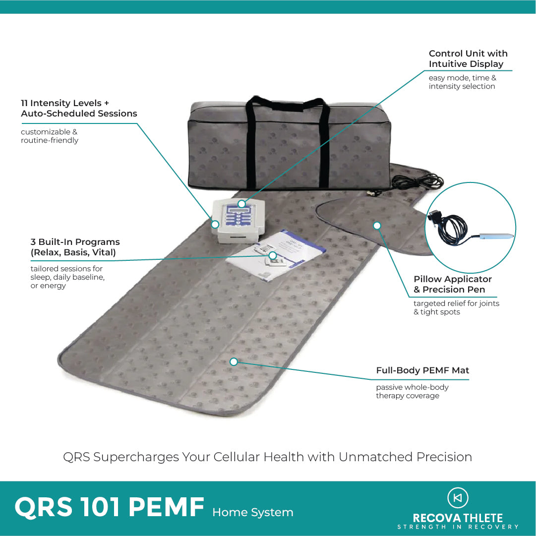 QRS 101 PEMF Home System, view 5, RecovAthlete