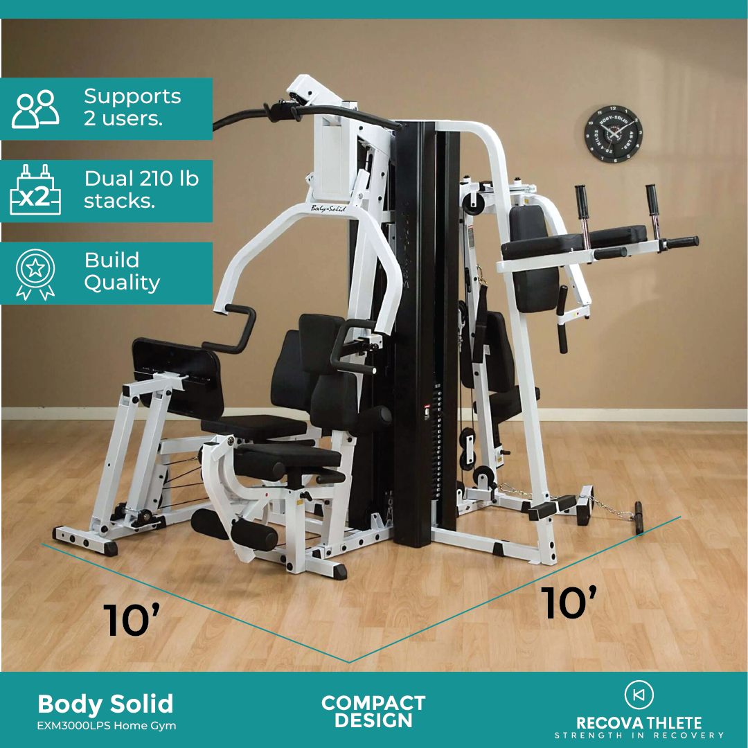 Body Solid EXM3000LPS Home Gym, view 3, RecovAthlete