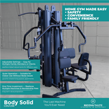 Body Solid G9S/G9B Two Stack Gym Multi-Station Gym