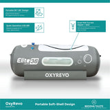 OxyRevo Apex36 1.5 ATA Portable Lying Hyperbaric Chamber, view 4, RecovAthlete