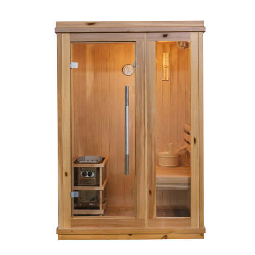 Sunray Aston 1 Person Indoor Traditional Sauna HL100TN, RecovAthlete
