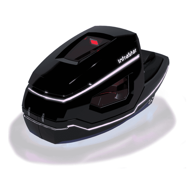 Vacuactivus InfraStar Infrared Vaccum Bike, view 3, RecovAthlete