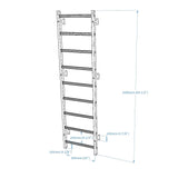 BenchK Steel Swedish Ladder - White