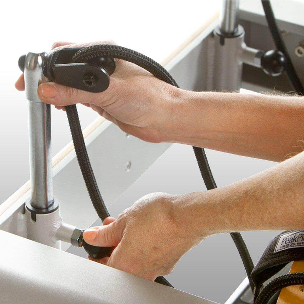 peak pilates fit reformer rope setting