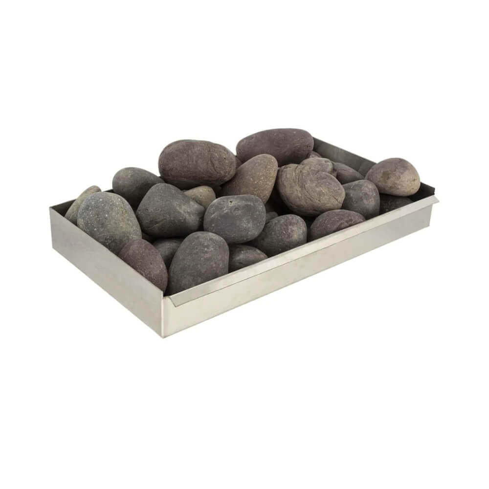 Scandia Mixed Red Natural Sauna Rocks, view 2, RecovAthlete