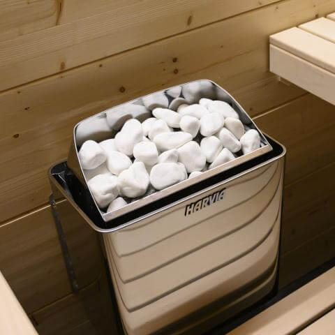 Harvia Decorative Sauna Stones 2-4" / 44lbs | AC4000, view 4, RecovAthlete