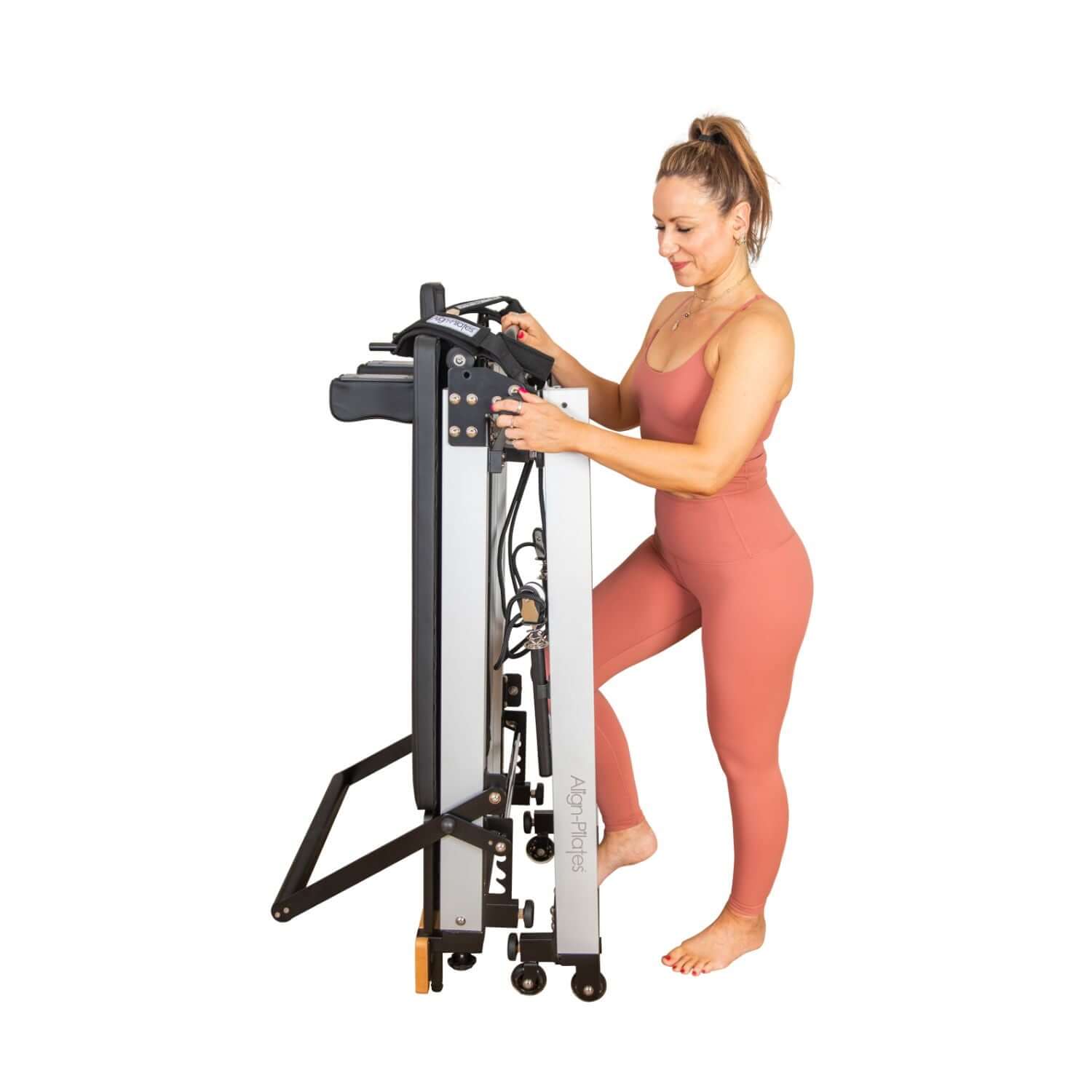 Versatile Adjustments on Align Pilates F3 Folding Reformer