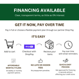 Harvia M3 Wood Burning Stove Kit w/ Chimney and Floor Protection and Stones