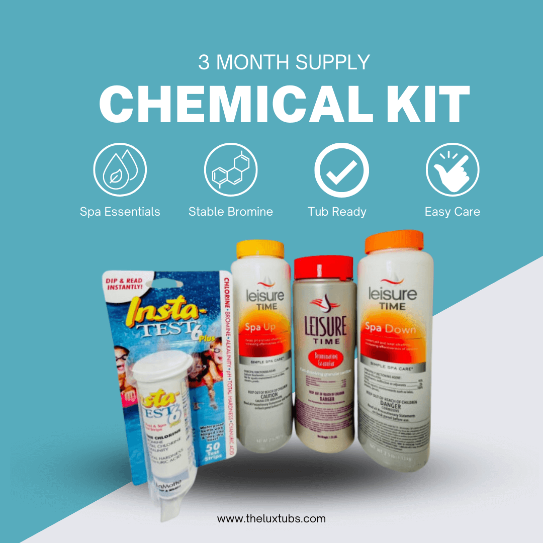 Spa Care Essentials: 3-Month Maintenance Kit for All Hot Tubs, RecovAthlete