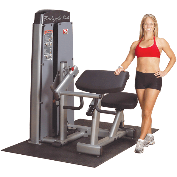 Body-Solid Pro Clubline DBTCSF Pro Dual Bicep & Tricep Machine, RecovAthlete