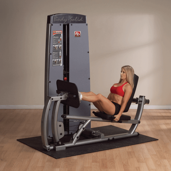 Body Solid Pro Dual DCLP-SF Leg and Calf Press Machine, view 3, RecovAthlete