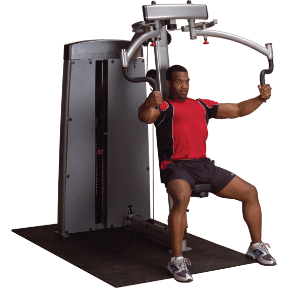 Body-Solid Pro Clubline DPECSF Pro Dual Pec & Rear Delt Machine, RecovAthlete