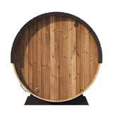 SaunaLife Model EE8G Ergo Elegance-Series  | 4 Person Outdoor Sauna Barrel