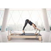Elina Pilates Elite Wood Reformer — best-selling professional rock maple reformer used in 500 studios