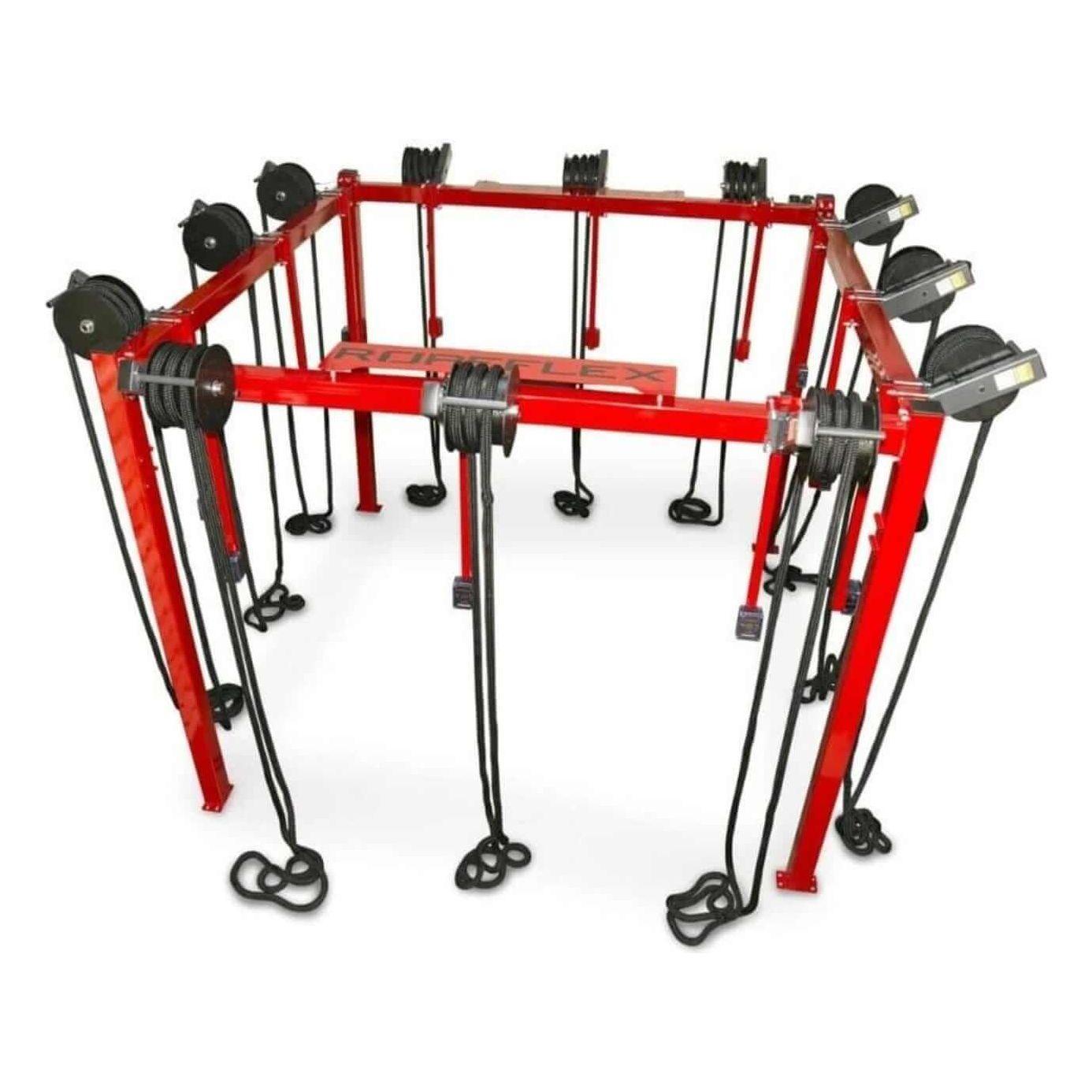 Full view of the RX8100 Spartan rope training station