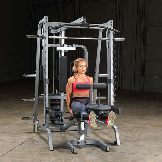 Body Solid GS348QP4 Series 7 Smith Gym, view 6, RecovAthlete
