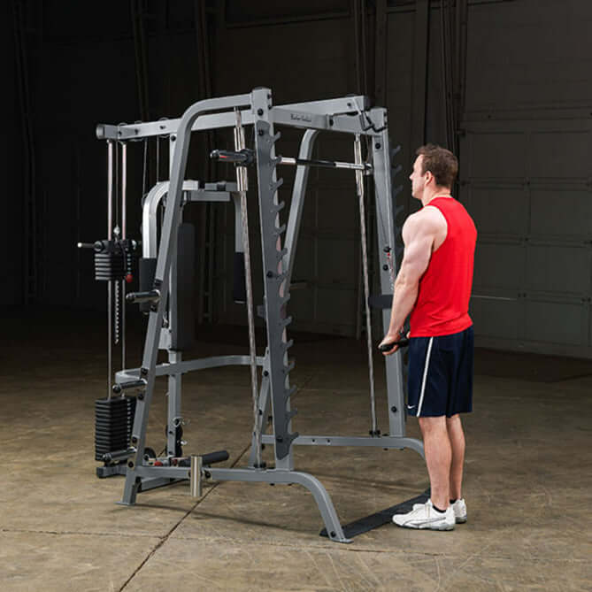 Body Solid GS348QP4 Series 7 Smith Gym, view 14, RecovAthlete
