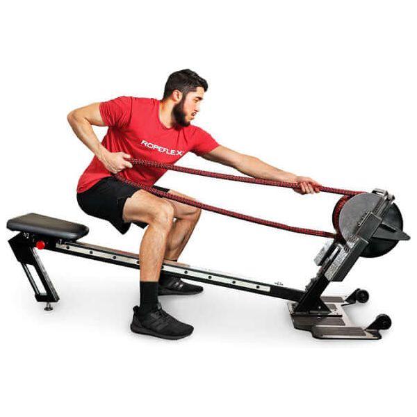 Horizontal rowing feature of RX3200 trainer