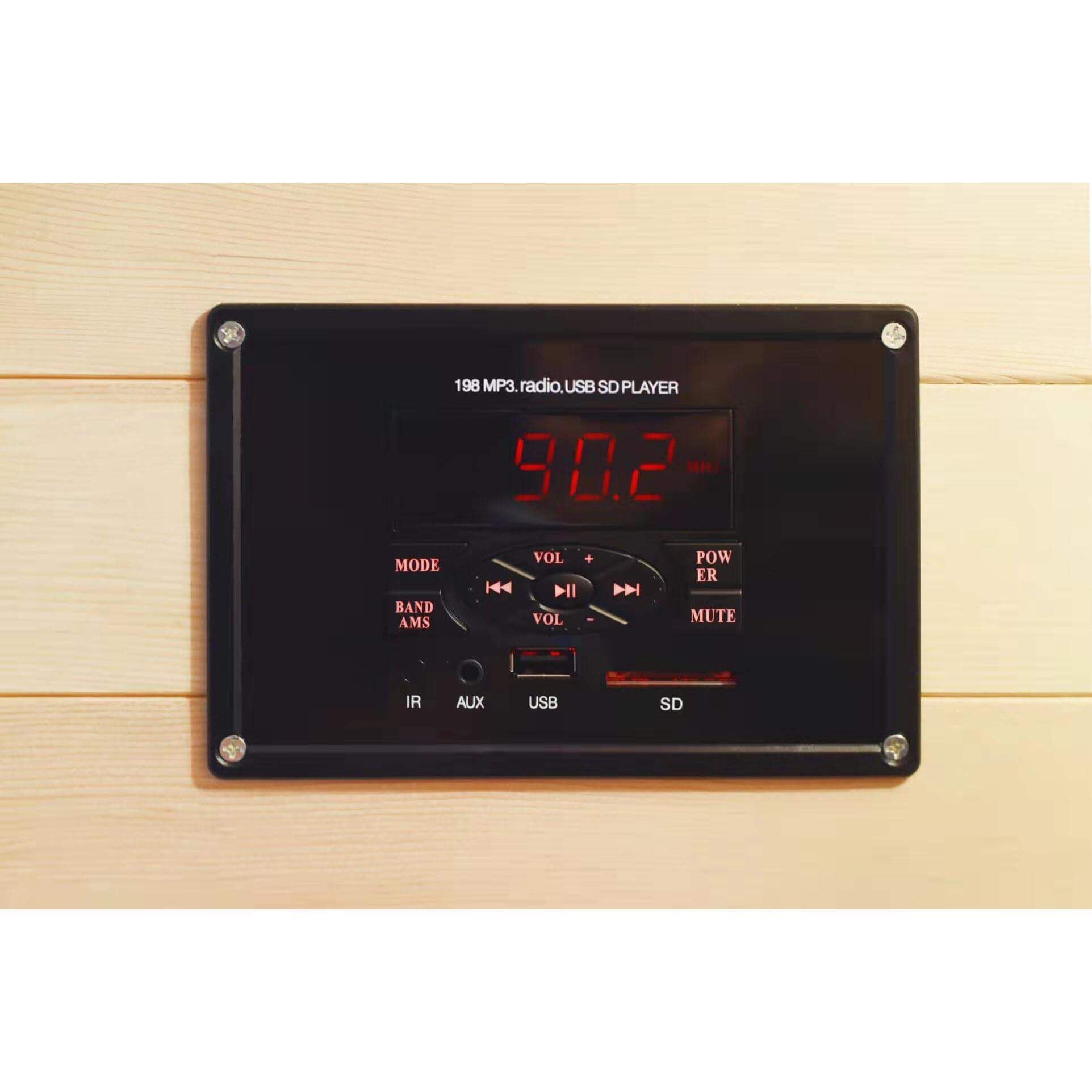 Sunray Roslyn 4 Person Cedar Sauna HL400KS, view 10, RecovAthlete