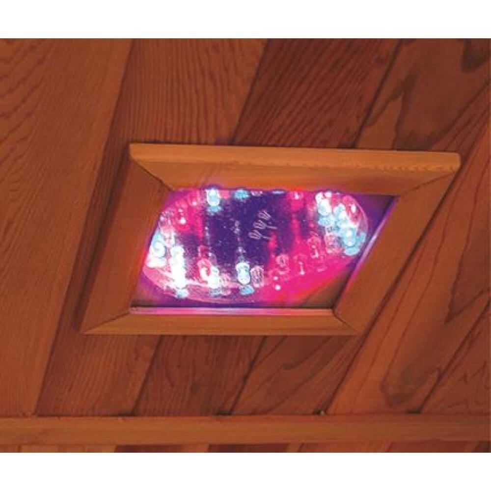 Interior lights in Sunray Sierra sauna