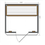 SunRay HL200K1 2-Person Cordova Indoor Infrared Sauna