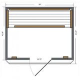 Sunray Savannah 3-Person Infrared Sauna HL300K