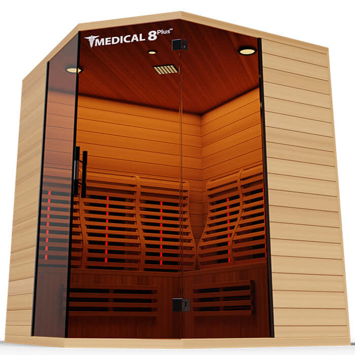 Medical 8 Plus V2 Ultra Full-Spectrum | Ultimate Hot Yoga Sauna