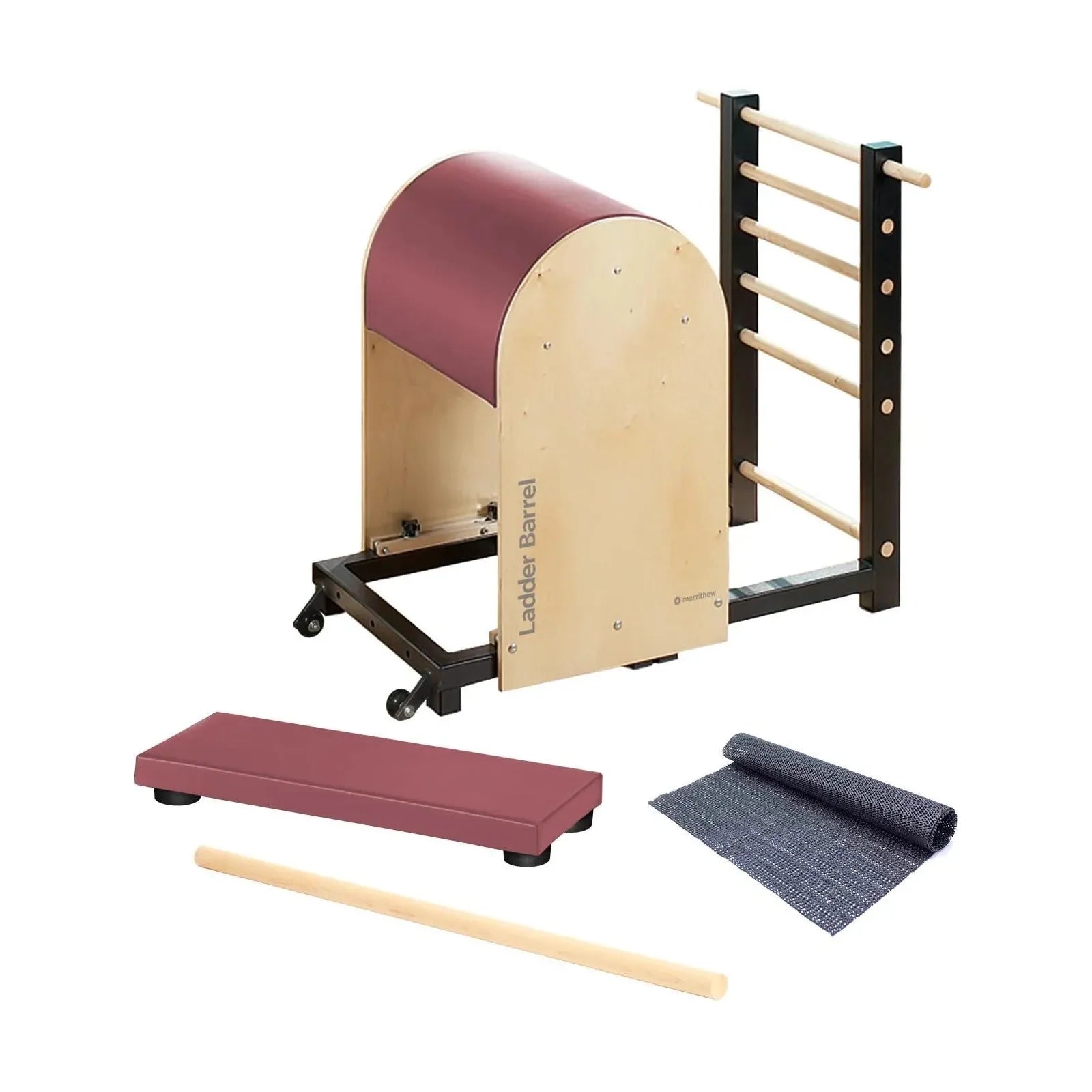 Red Truffle Merrithew™ Pilates Ladder Barrel Bundle by Merrithew™ sold by Pilates Matters® by BSP LLC