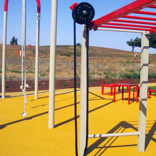 RX2100 OX2 Outdoor Rack Mount Rope Trainer, view 3, RecovAthlete