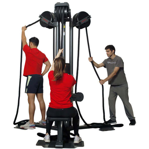 Ropeflex RX2500T Oryx Tri Station Rope Trainer, view 2, RecovAthlete