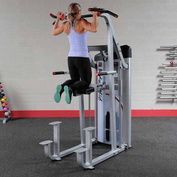 Body-Solid Pro Clubline S2ACD/2 Assisted Chin And Dip Machine, view 5, RecovAthlete