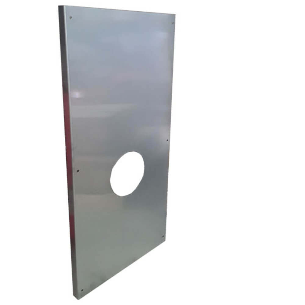 Dundalk 23"x48" Stainless Back Wall Plate with Hole