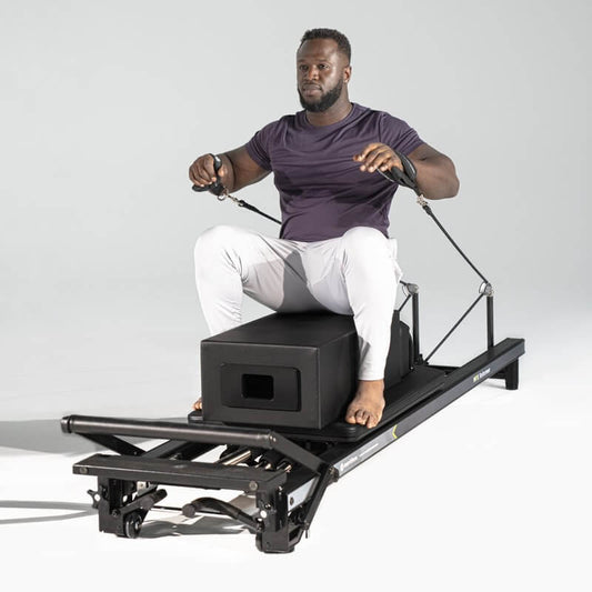 Merrithew MPX Reformer Package with Vertical Stand, RecovAthlete