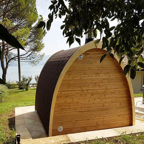 SaunaLife Model G3 Garden Series Outdoor Home Sauna Kit